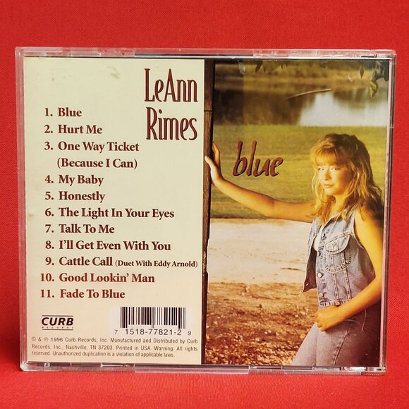 LeAnn Rimes Blue CD 1996 - Picture 2 of 8
